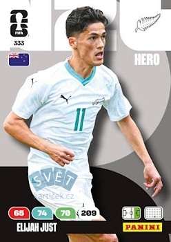 Elijah Just New Zealand Panini FIFA World Cup 2026 Adrenalyn XL #333